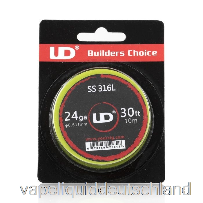 Ud Youde-Widerstandsdraht 24 GA – SS316-Edelstahl-Vape-Flüssigkeit